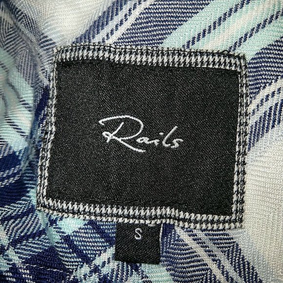 Rails Shirt Multicolor Womens Size Small Button Down Plaid Short Sleeve … - Picture 5 of 7